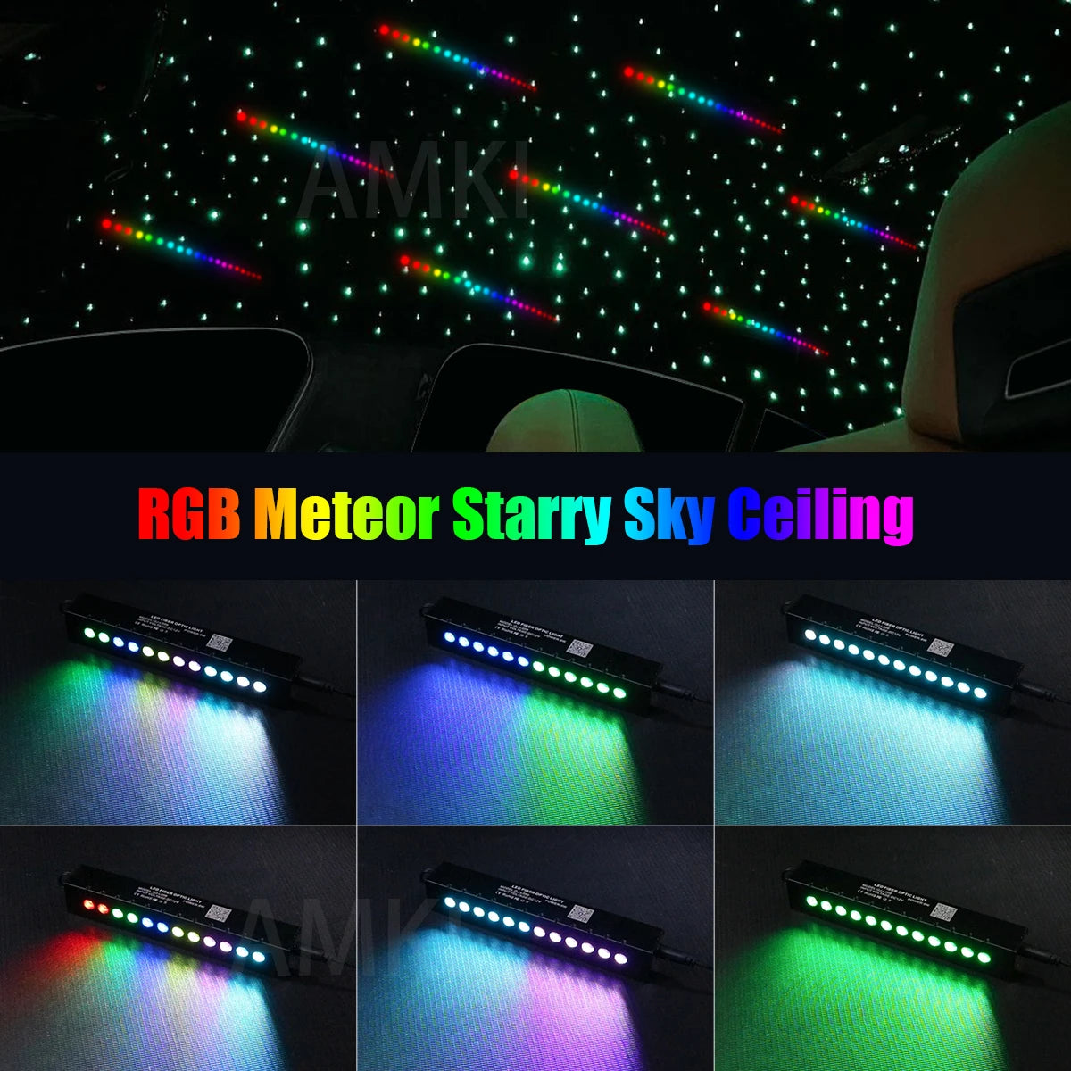 9W 12 Holes Rgbw Meteor Starry Sky Bluetooth APP