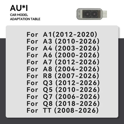 2PCS Dual Lens Dynamic Welcome Door Audi S5 S7