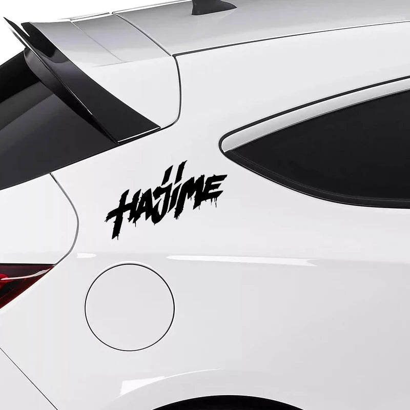 V1166 No Background Vinyl Decal Hajime Sticker Waterproof Decors