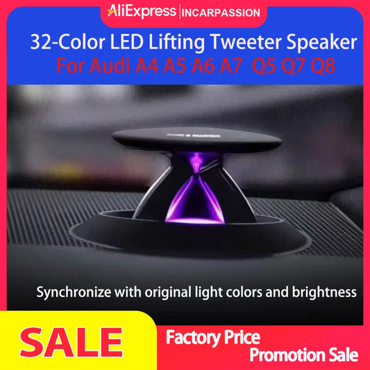 For Audi A4L A5 A6L A7 Color Lifting Tweeter Speaker Q5 Q7 Q8