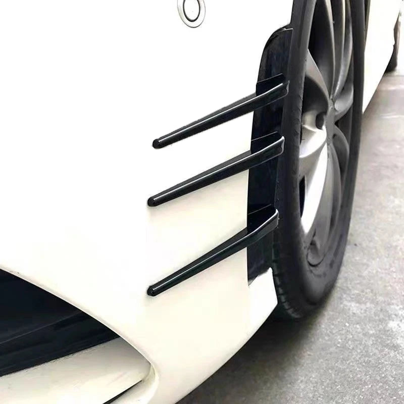 2PCS Side Fender Vent Air Wing Cover Trim Glossy