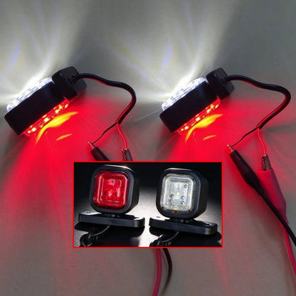 2PCS Trailer Clearance 12V 24V Cargo Truck Side Marker