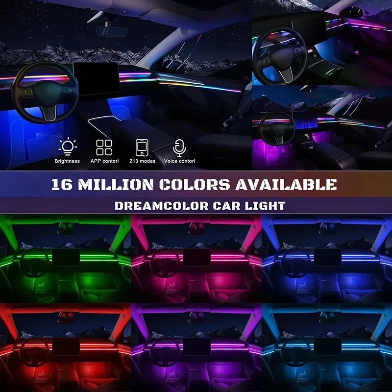 IN1 Smart Interior Ambient Lighting Welcome Mode Hidden Design
