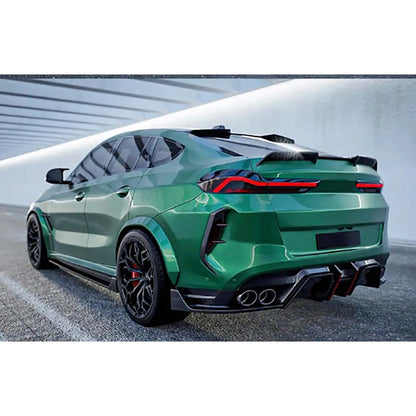 For BMW X6M F96 2023-2026 Frp Jxwancf Dry Carbon Fiber Rear