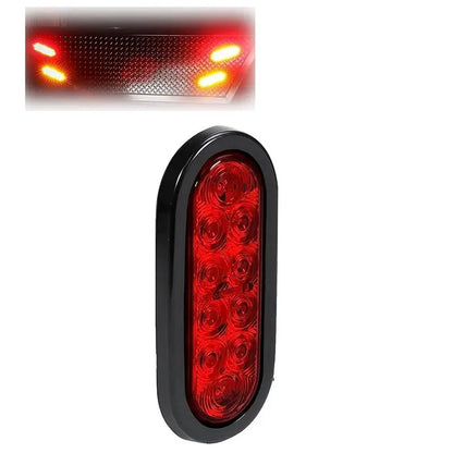For Most Oval 10LED Bulbs Brake plug12v Turn Signal Cars Trucks