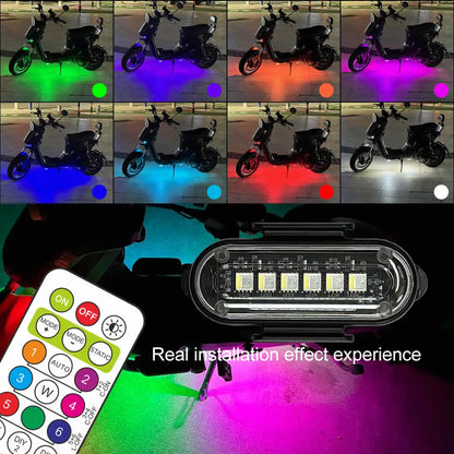 4PCS Up Night RGB Aircraft Motorcycles Truck Airplanes