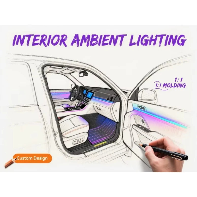 2018-2022 Ambient Lighting Symphony Interior 12V 3-5w