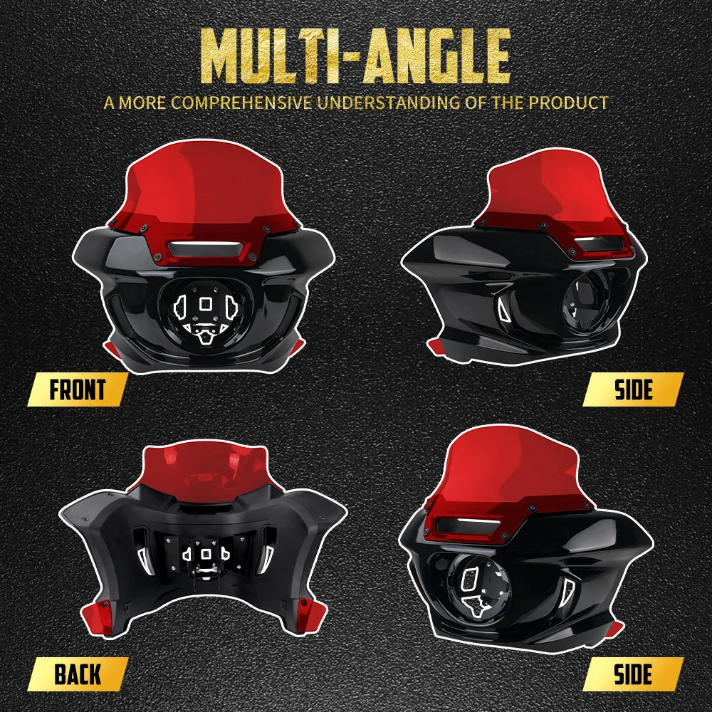 For Harley Softail 2018-Up Fat Boy Motorcycle Windshield