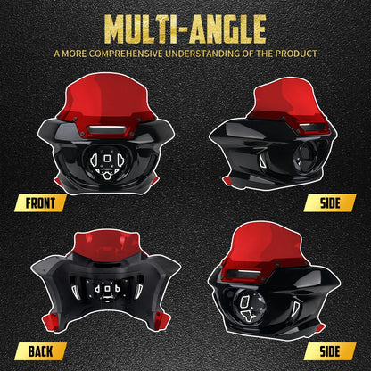 For Harley Softail 2018-Up Fat Boy Motorcycle Windshield