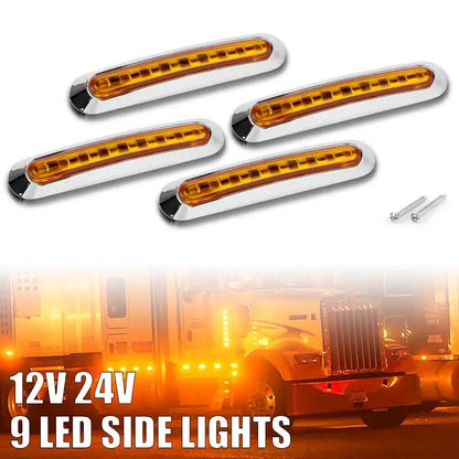 9LED Side Marker Turn Signal Width Indicator Trailer Caravan