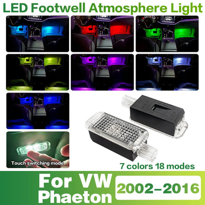 For VW Phaeton 2002 2003 2004 Footwell Interior Atmosphere 2005