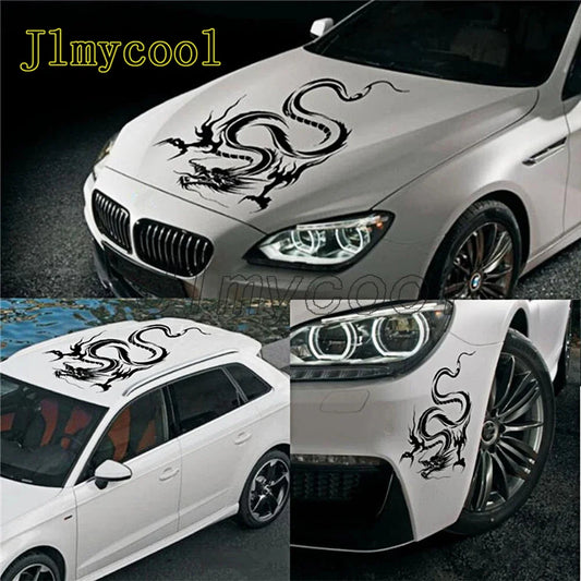Fashion Dragon Sticker Hood Bumper Roof Vintage Traditional Front