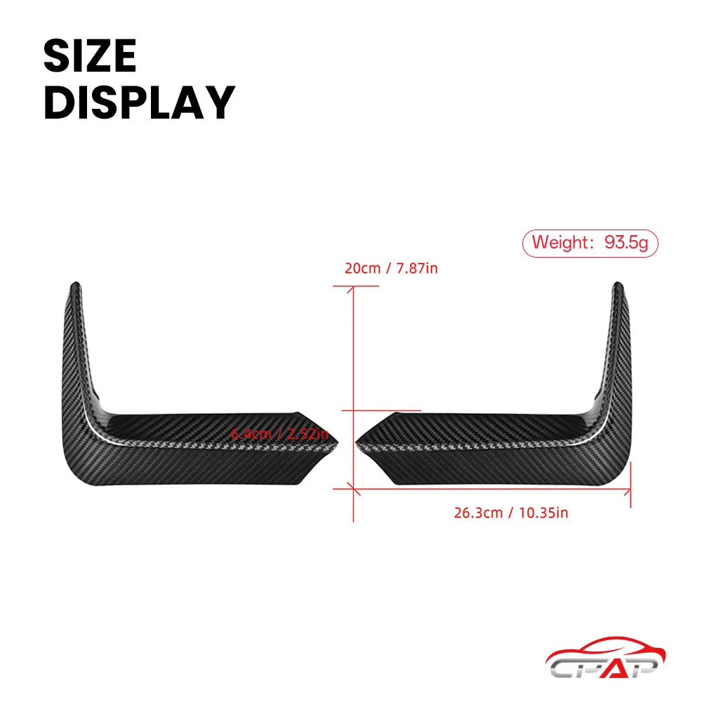 For BMW M3 F80 M4 F82 Real Dry Carbon Fiber Rear Splitter Bumper