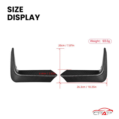 For BMW M3 F80 M4 F82 Real Dry Carbon Fiber Rear Splitter Bumper