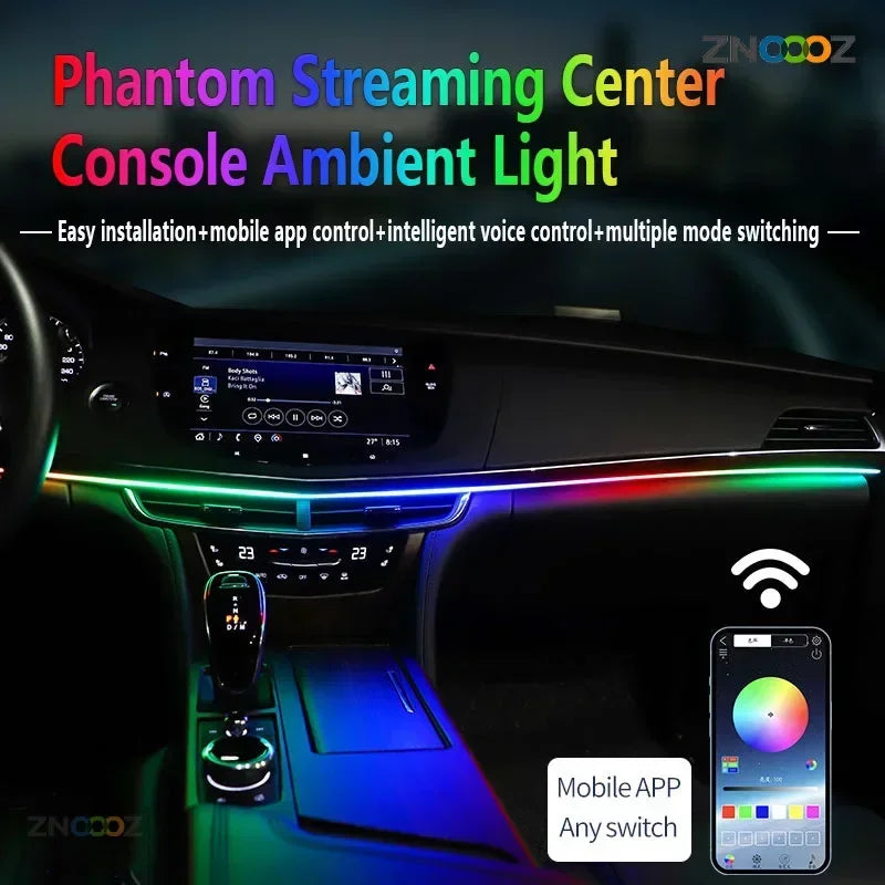 For Tesla Model 3 Y S Znoooz 140CM Ambient Interior RGB Symphony