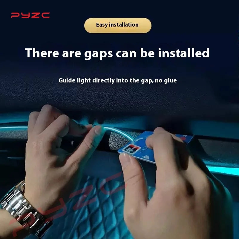 For Tesla Model 3 Interior LED Ambient Strip Made Acrylic Full