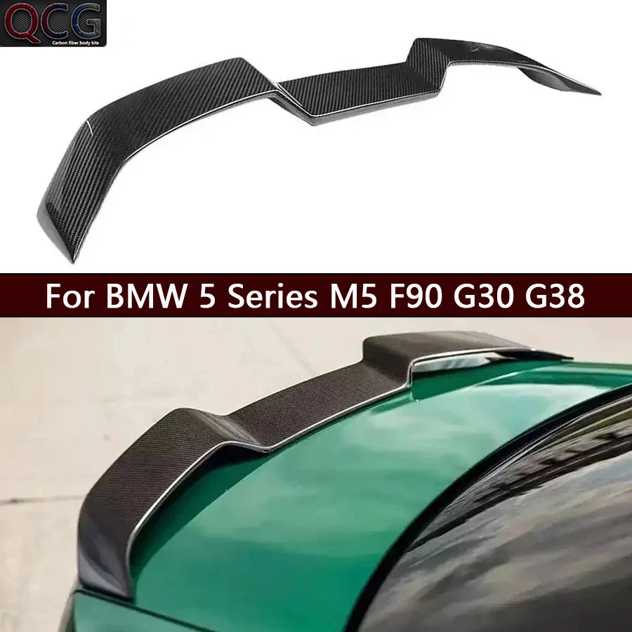 For BMW 5 Series M5 F90 G30 G38 Carbon Fiber Tail Fins Rear