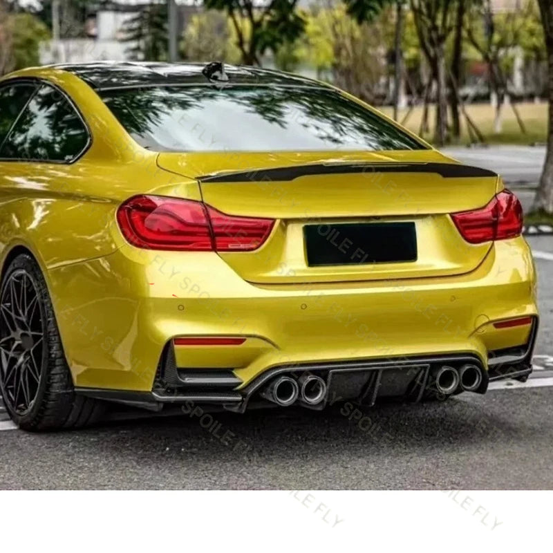 For BMW 4 Series F32 F33 4PCS 2013 2016 Look M4 Rear Bumper Lip