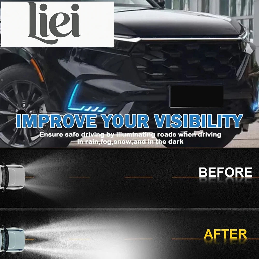 For Honda CR-V Crv 2023 2024 Liei 1pair Drl Daytime Running Fog