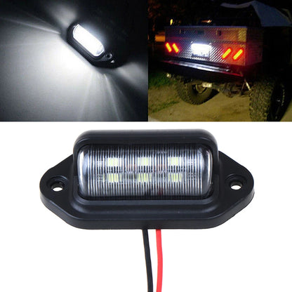1PC Waterproof 12V License Plate Boat Truck Trailer Step