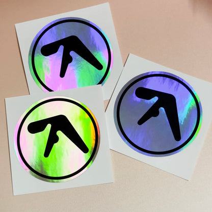 For Laptop,Car Bumper,Skate,Guitar Case Black White Aphex Twin