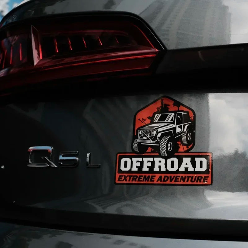 For Jeep Sticker Off Road Graphic Sticker Decals Parts Sunscreen