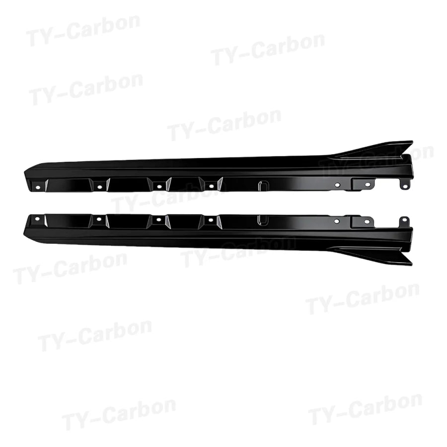 For BMW X3 G45 G48 2025+ Vten Gloss Black Side Skirts Lip