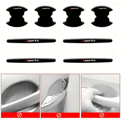 Set Door Wrist Protection Stickers Handle Anti Collision Sticker
