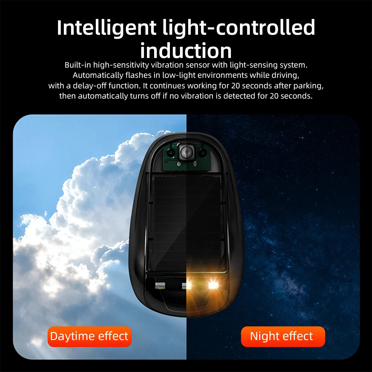 Solar Power Roof Strobe Navigation Remote Control Warning
