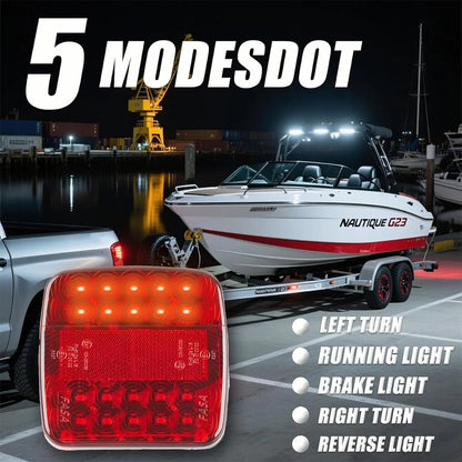 For Boat Portable Wireless Trailer Magnetic IP67 Waterproof