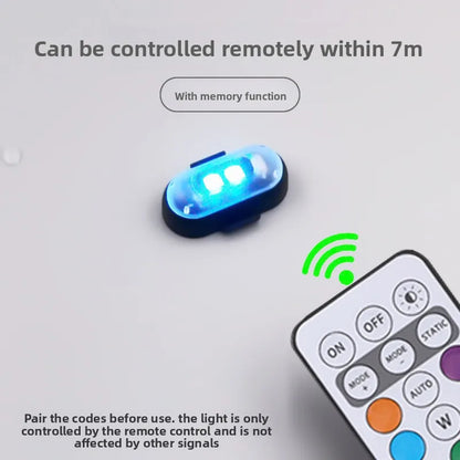 4PCS Aircraft Strobe Remote Control Colors anti-collision