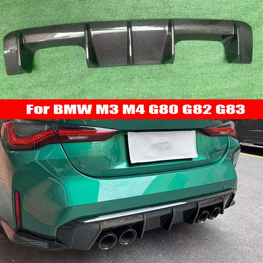 For BMW M3 G80 M4 G82 G83 Mp Carbon Fiber Rear Bumper Diffuser