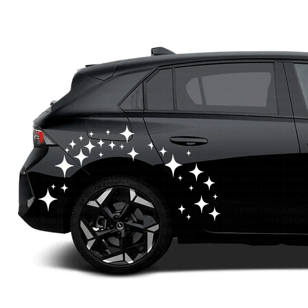 For Audi VW Ford BMW Toyota Star Graphics Door Wheel Eyebrow