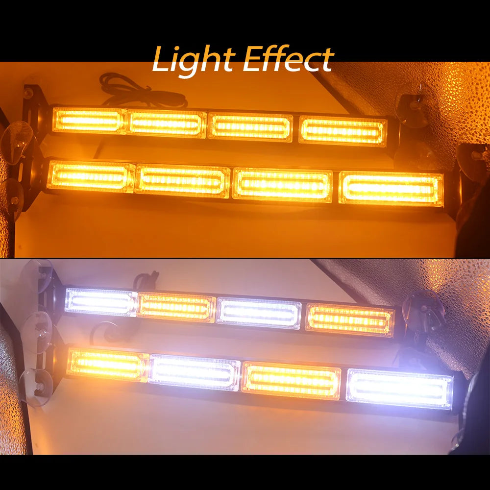 For Vehicle Emergency Strobe Traffic Advisor Bar Dash Safety