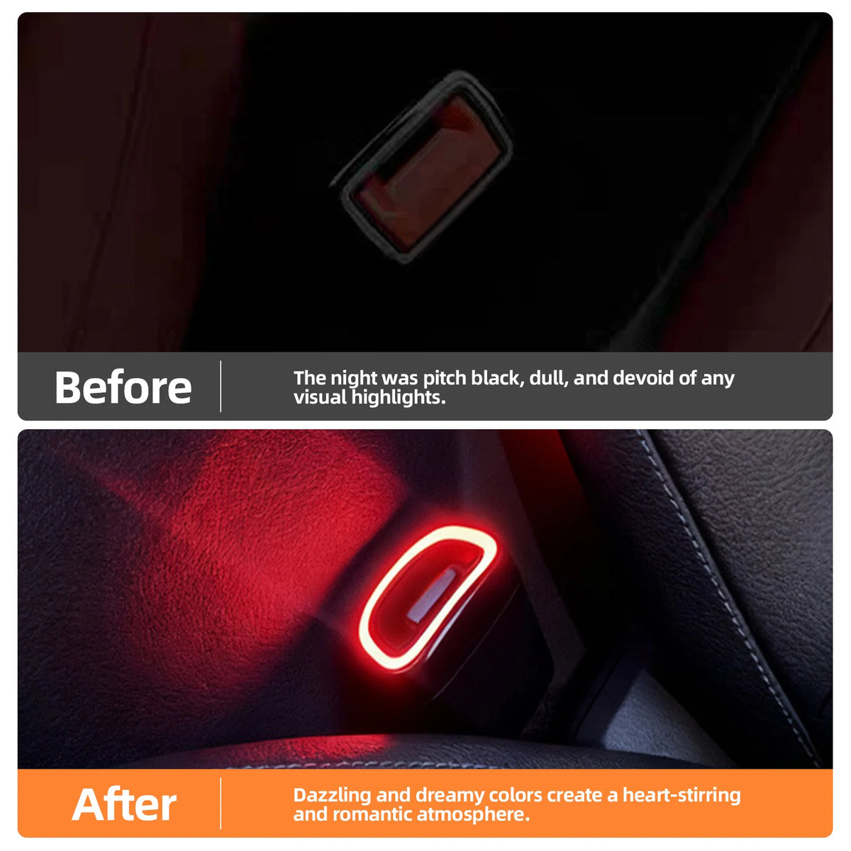For Mercedes-Benz New C-Class/E-Class/GLC/S-Class/EQE/EQS Car Seat Belt Ambient Lamp Bright Reliable with Quality Guaran