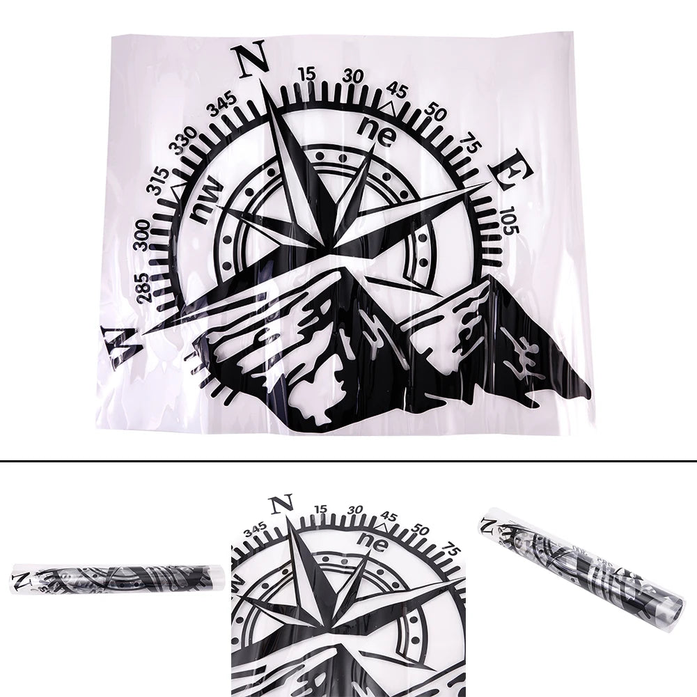 Hood Sticker mountain-compass Large Vinyl Bonnet Side Stickers