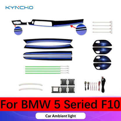 For BMW 5 Series F10 Dream‑color Colors Ambient Kit RGB