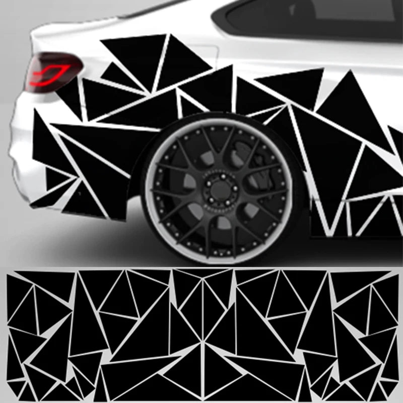 Freestanding Triangles Graphics Sticker Decal SUV Truck Camping