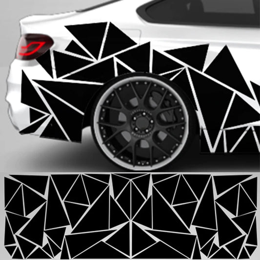 Freestanding Triangles Graphics Sticker Decal SUV Truck Camping