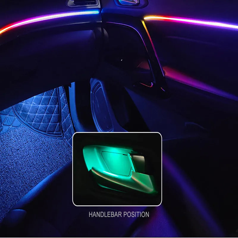 Symphony Ambient RGB Color Interior Acrylic Guide Atmosphere In
