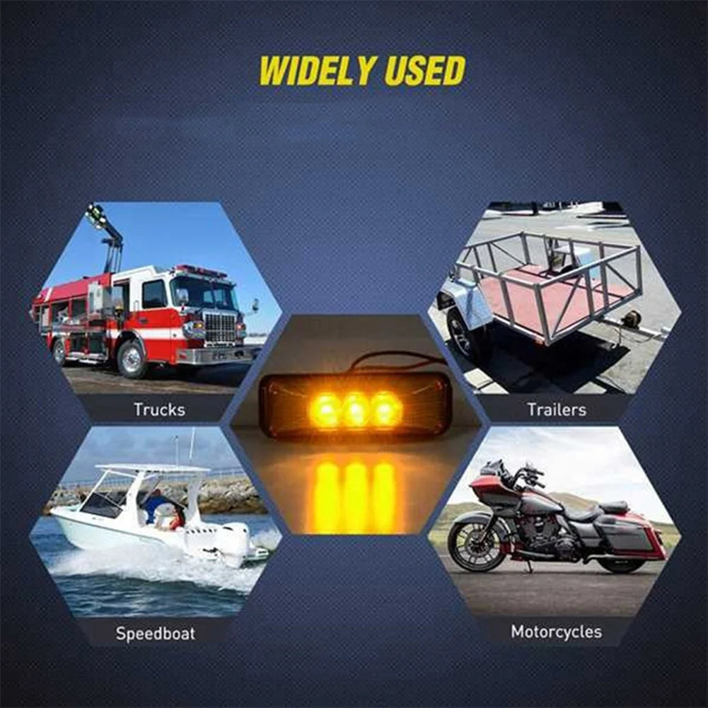 Yy premium-side Marker Indicator Truck Trailer Amber 24V