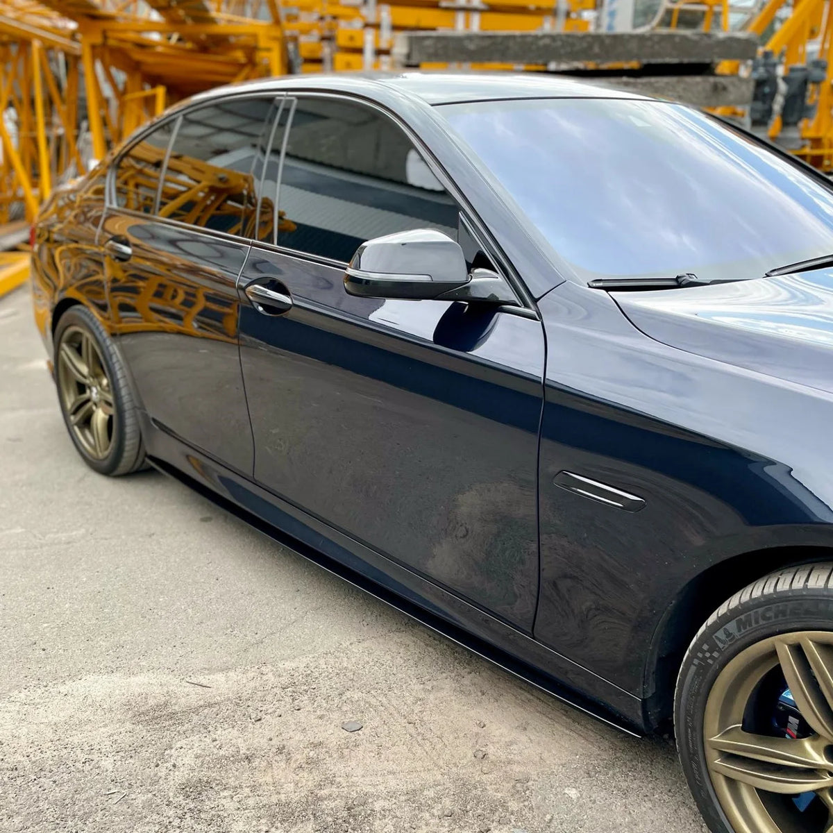 For BMW 5 Series F10 F11 Mp Side Skirts Extension 518I 520I 523I