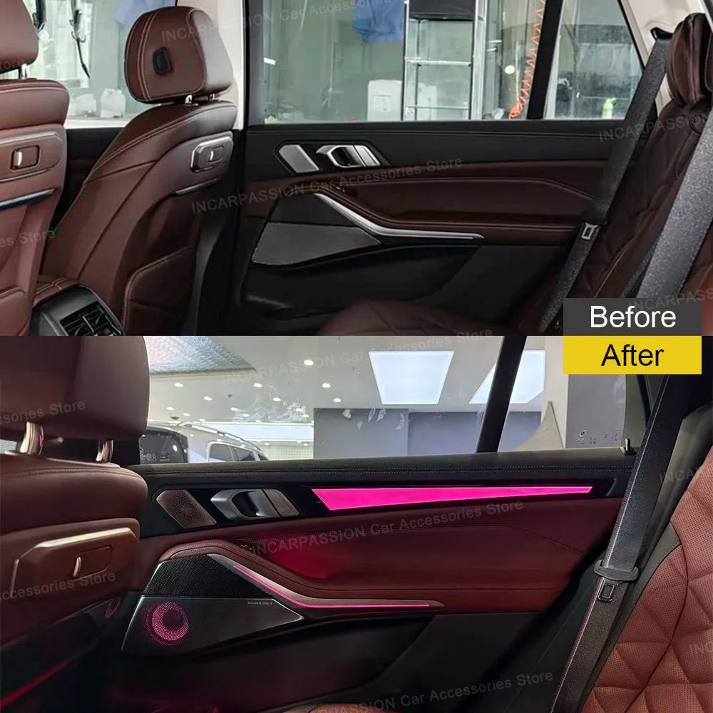For BMW X5 G05 Luminous 11color Four Doors Dynamic Crystal