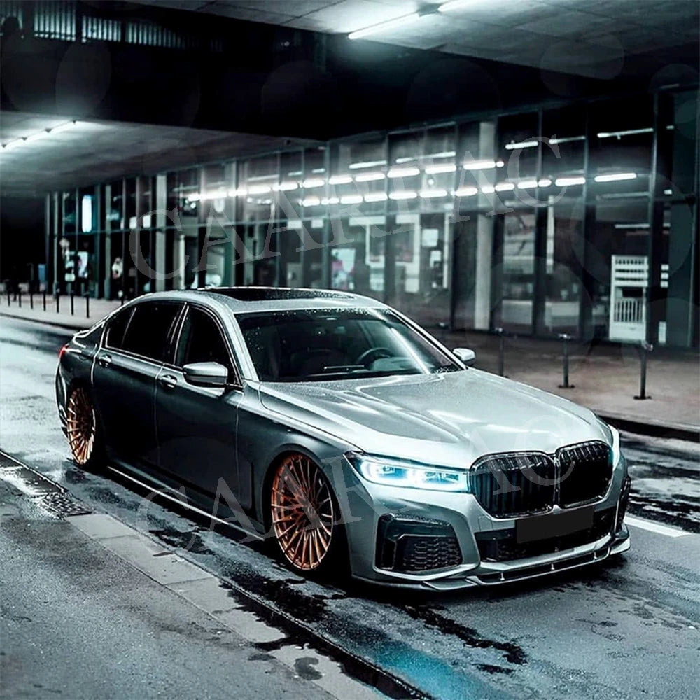 For BMW 7 Series G11 G12 Carbon Fiber Front Bumper Lip