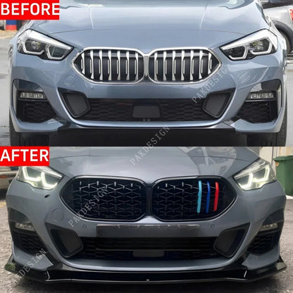 For BMW 2 Series F44 225I Mp Front Bumper Spoiler Lip Splitte