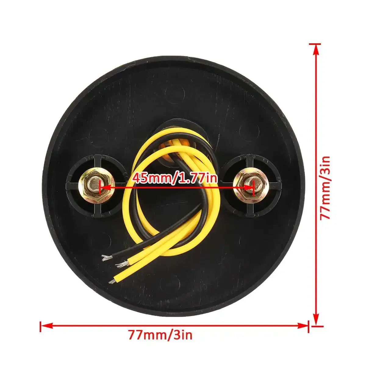 4PCS 12V 24V Modes Flashing Strobe Emergency Alarm Rotary