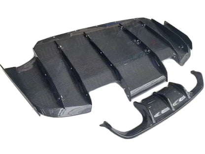 For BMW M3 M4 F80 F82 Real Carbon Fiber Rear Bumper Lip F83