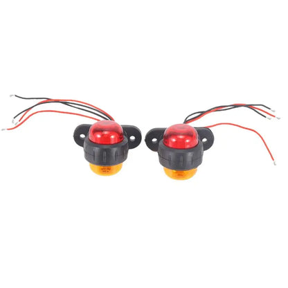 aea6-4pcs Truck Trailer Lamps 24V Side Marker Warning Signal