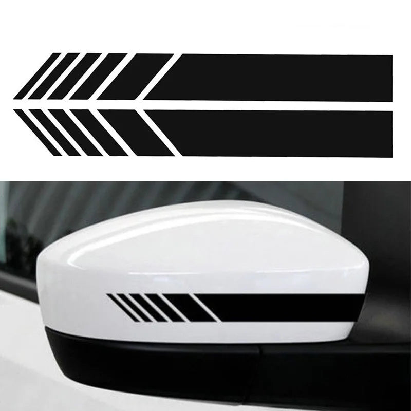Fashion Color Stripe Sticker non-fading Racing Strips Side Rear