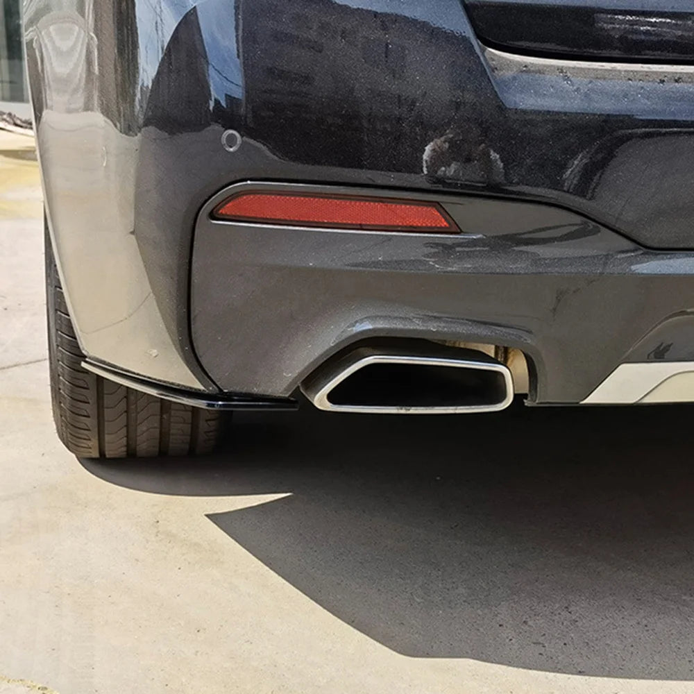 For BMW 5 Series G30 G31 Rear Bumper Lip Side Spoiler Splitters